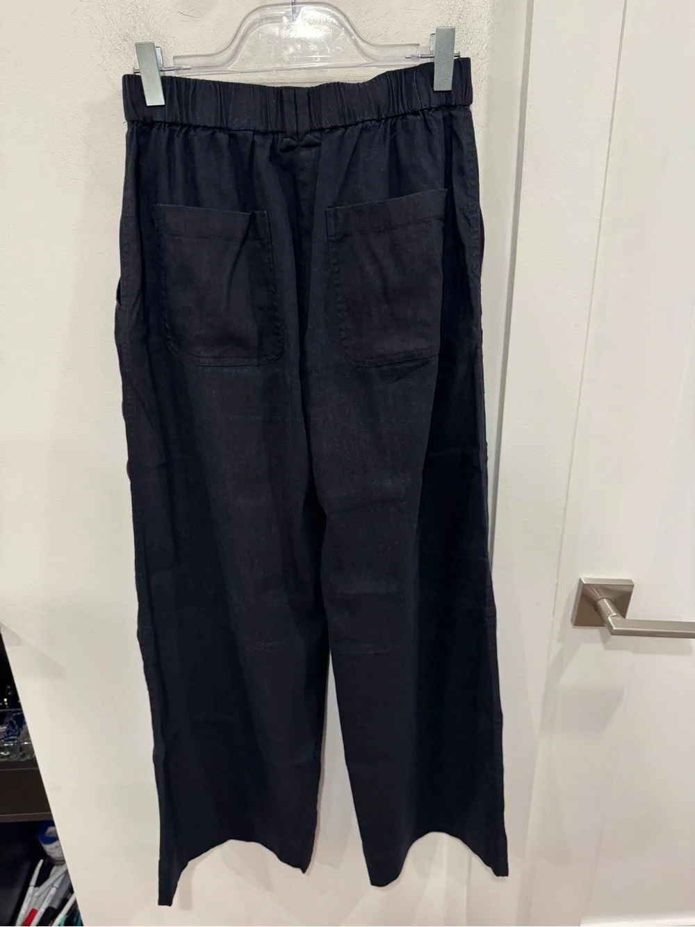 Simkhai Black Wide-Leg Pants